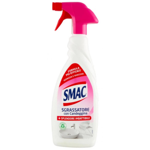 Спрей для чищення ванн Smac Sgrassatore Con Candeggina з ефектом відбілювання, 650 мл